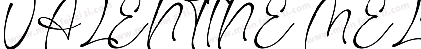 VALENTINE MELODIENES字体转换